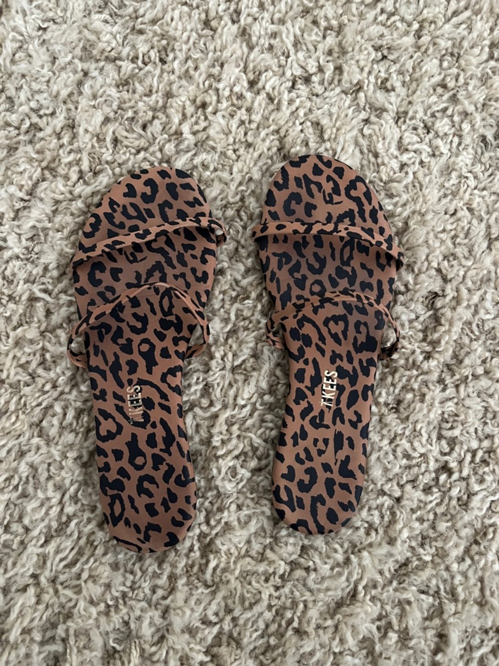 Tkees Gemma Animal Print Sandal - size 7